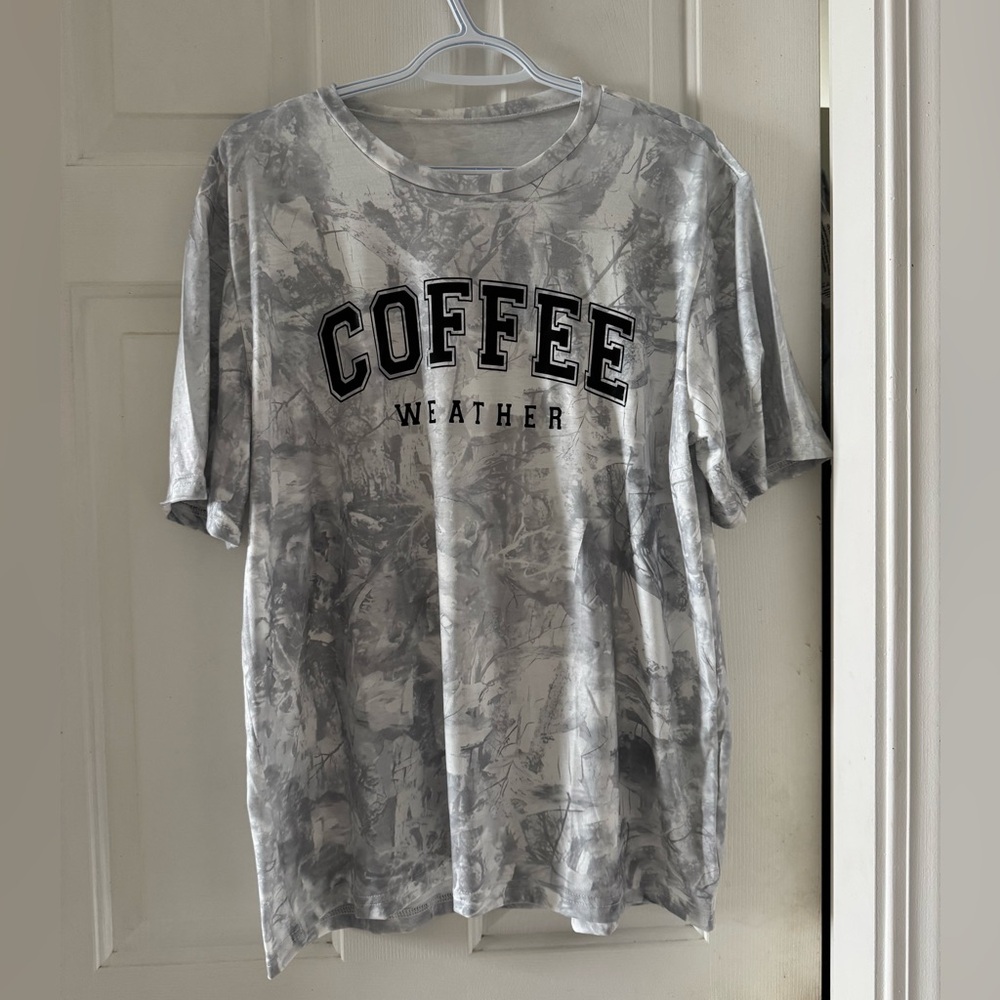 Camo Coffee Weather Tshirt